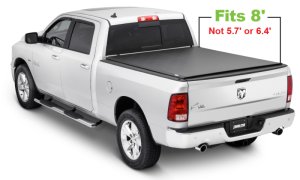 Dodge Ram 2500 SLT Tonneau Cover - Tonno Pro - Lo-Roll - `10-`24